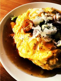 炊き込みご飯で和風オムライス☆-レシピのメイン写真