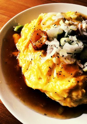 炊き込みご飯で和風オムライス☆-レシピのメイン写真