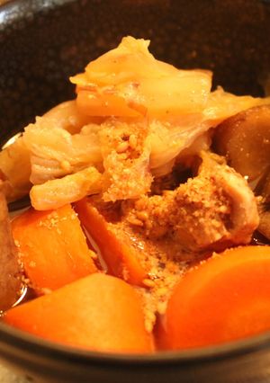 出汁の旨味野菜の甘みと香り広がるいりこ汁-レシピのメイン写真