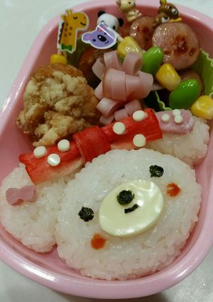 ぼんぼんりぼん♡キャラ弁-レシピのメイン写真