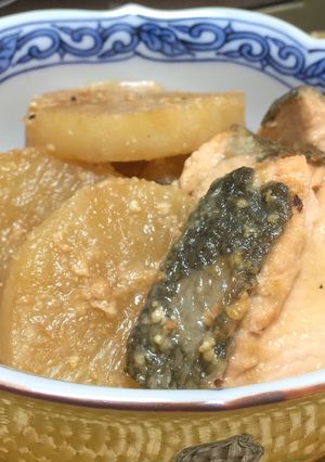 秋鮭と大根の味噌煮-レシピのメイン写真