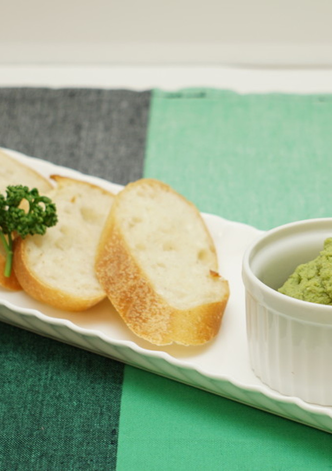 ほうれん草のフムス パン添え-レシピのメイン写真
