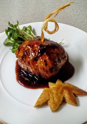 かぼちゃのような♥まんまる肉巻き豆腐-レシピのメイン写真