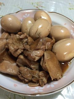 鶏肉とゆで卵のすっぱ煮♡-レシピのメイン写真