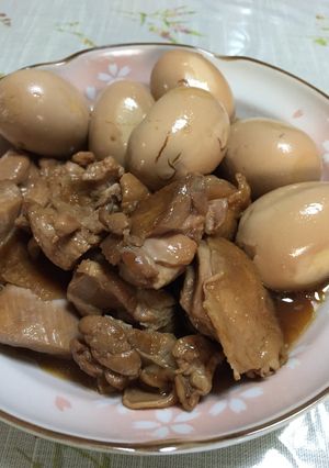 鶏肉とゆで卵のすっぱ煮♡-レシピのメイン写真