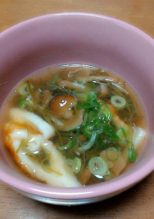 なめことメカブのお吸い物-レシピのメイン写真