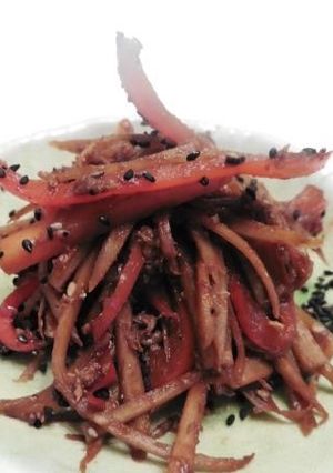 野菜たっぷり味噌きんぴら-レシピのメイン写真