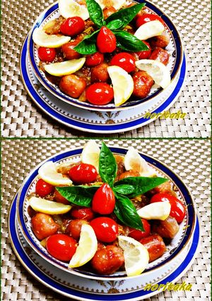 トマトソーセージズのルバーブ風味ヾ^^;-レシピのメイン写真