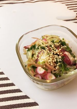 たことみょうがの和え物 〜亜麻仁油で〜-レシピのメイン写真