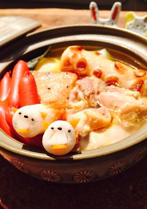市販のおでんに鶏もも肉と赤ウィンナー☆-レシピのメイン写真