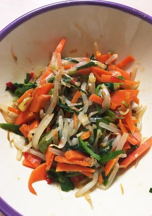 ビバ適当!残り物野菜だけの炒め物-レシピのメイン写真
