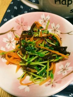 適当!簡単!豆苗サラダ-レシピのメイン写真