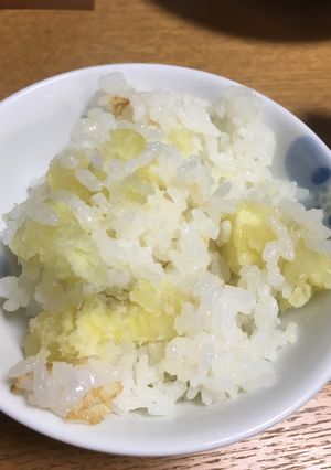 出汁なし！超簡単さつまいもご飯-レシピのメイン写真