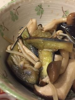 なすときのこの中華風和え物-レシピのメイン写真