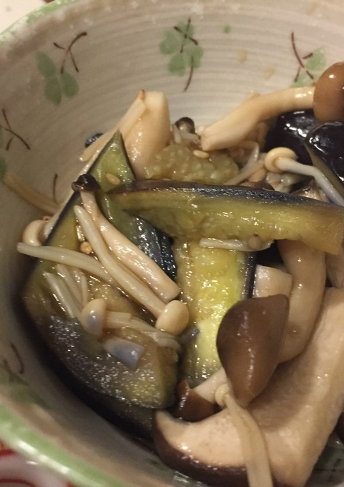 なすときのこの中華風和え物-レシピのメイン写真