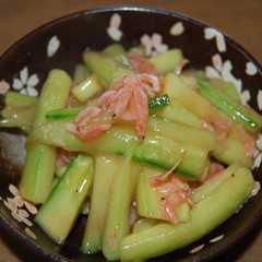 รูปของ ウマ～☆きゅうりのオイスターソース煮