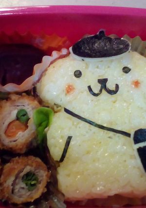 ☆ ポムポムプリン 簡単キャラ弁 ☆-レシピのメイン写真
