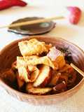 さつまいもと薄揚げの胡麻味噌煮♪