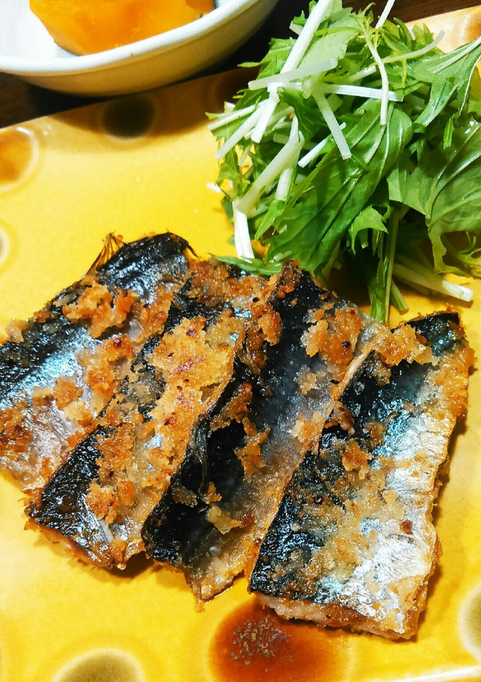 秋刀魚のマスタード焼き-レシピのメイン写真