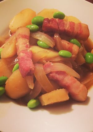 ほっこり気分★ガーリックバター肉じゃが-レシピのメイン写真
