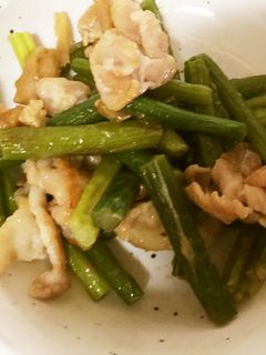 豚肉とニンニクの芽の炒め-レシピのメイン写真