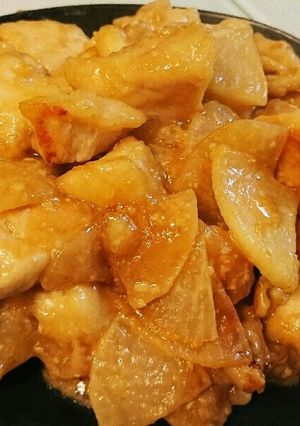 ☆鶏むね肉と大根の味噌炒め煮☆-レシピのメイン写真