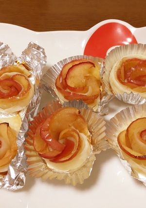 薔薇のアップルパイ(*´꒳`*)-レシピのメイン写真