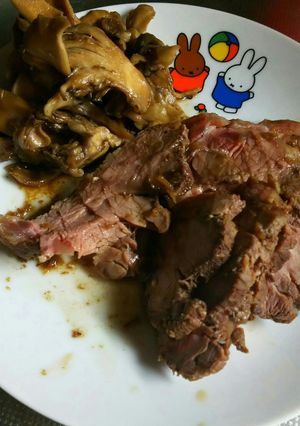 生姜でやわらかローストビーフ-レシピのメイン写真