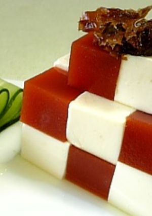 トマト寒天と豆腐のコロコロサラダ-レシピのメイン写真