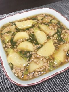 とろ〜りアツアツ♬かぶのひき肉あんかけ-レシピのメイン写真