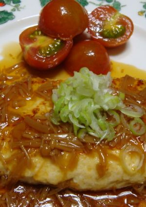 あれ?? なめたけハンバーグ(・・?-レシピのメイン写真