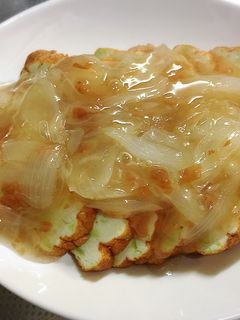 魚河岸揚げの梅玉ねぎ餡かけ-レシピのメイン写真