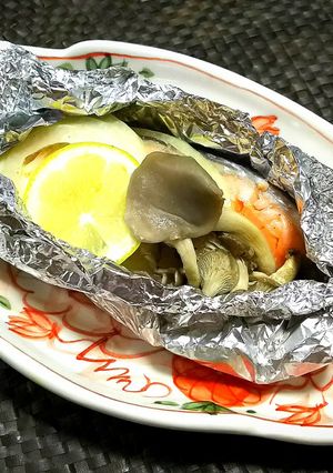 紅鮭の蒸し焼き-レシピのメイン写真