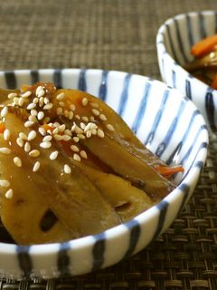 簡単♪ごぼうと蓮根の金平【常備菜】-レシピのメイン写真