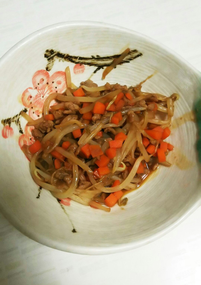 ひき肉ともやしの味噌炒め-レシピのメイン写真