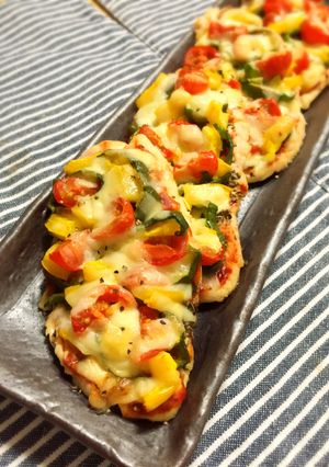 すぐ出来る！簡単！鶏ササミのピザ-レシピのメイン写真