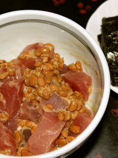 お酒の肴に✩マグロ納豆-レシピのメイン写真