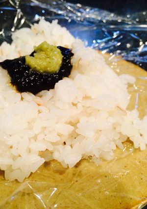 朝食に◎コンビニ風☆海苔わさびおにぎり-レシピのメイン写真