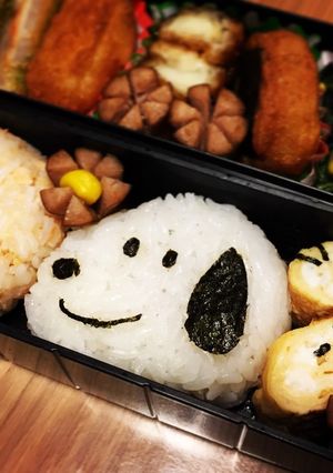 卵焼きで♪ウッドストック❤︎キャラ弁-レシピのメイン写真
