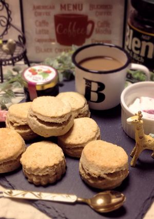 ブレンデでカフェオレ♡スコーン♪-レシピのメイン写真