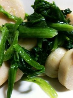 ほうれん草魚肉ソーセージ♥シャンタン炒め-レシピのメイン写真