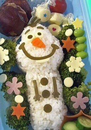オラフ✩簡単キャラ弁-レシピのメイン写真