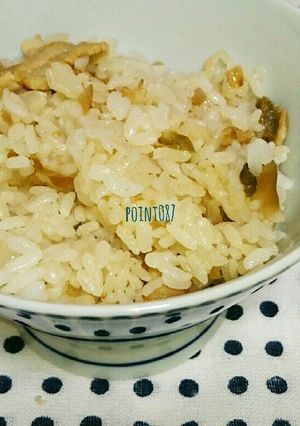 豚肉と搾菜の炊き込みご飯-レシピのメイン写真