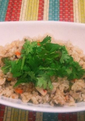 炊飯器でこく旨！シーフードピラフ♪-レシピのメイン写真