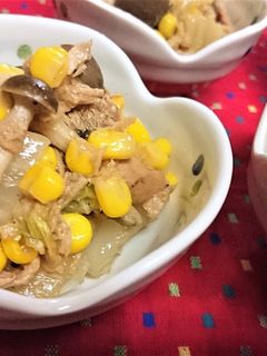 コク旨★【白菜としめじのツナバター炒め】-レシピのメイン写真