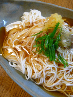 薬味たっぷり☆夏の冷やしあんかけ豆腐素麺-レシピのメイン写真