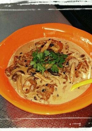 超簡単！きのこと鶏肉のクリーム煮！！-レシピのメイン写真