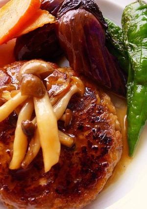 きのこたっぷり!和風ハンバーグ-レシピのメイン写真