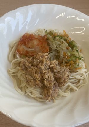 さば缶のビビンバ風そうめん-レシピのメイン写真