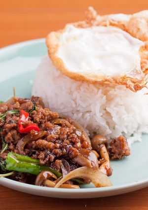 ひき肉とホーリーバジルライス-レシピのメイン写真